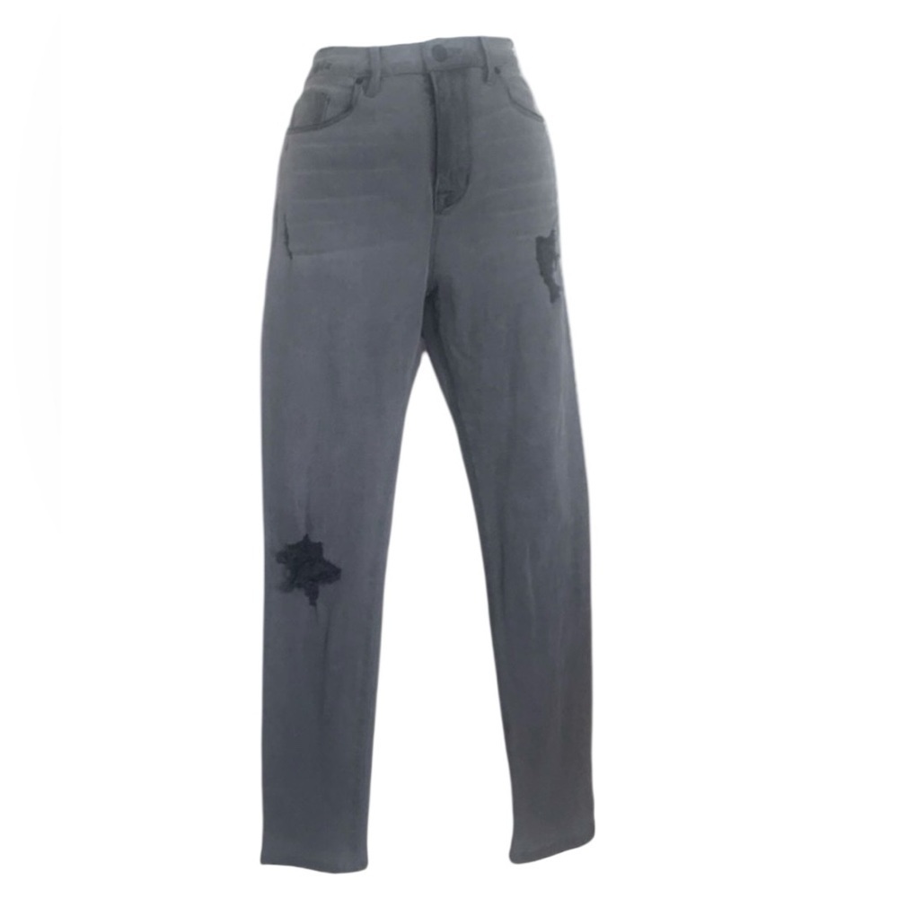 BDG jeans, grey stretch destroyed denim, "High Rise Twig Ankle”. 29 x 29 EUC